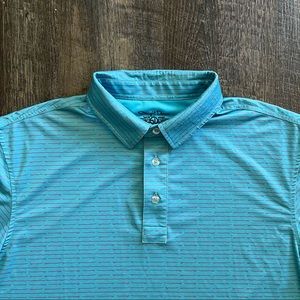 Straight Down Performance Mens Large Golf Polo